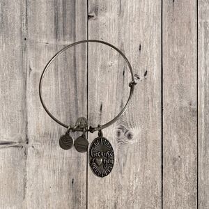 ALEX AND ANI silver because I love you bangle